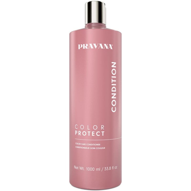 Pravana Color Protect Color Care Conditioner | Maintains Vibrant Color & Prevents Fading | For Color-Treated Hair | Enriched to Improve Manageability & Strength | 33.8 Fl Oz - Image 1